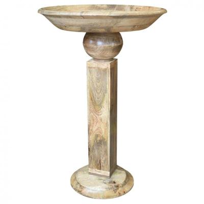 Natural Mango Wood Column Dish